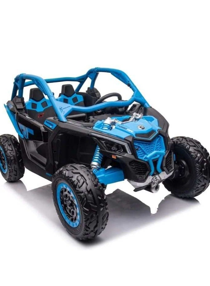 Kids Electric Ride On Toy Buggy Maverick Car With Remote Control 12V-Blue