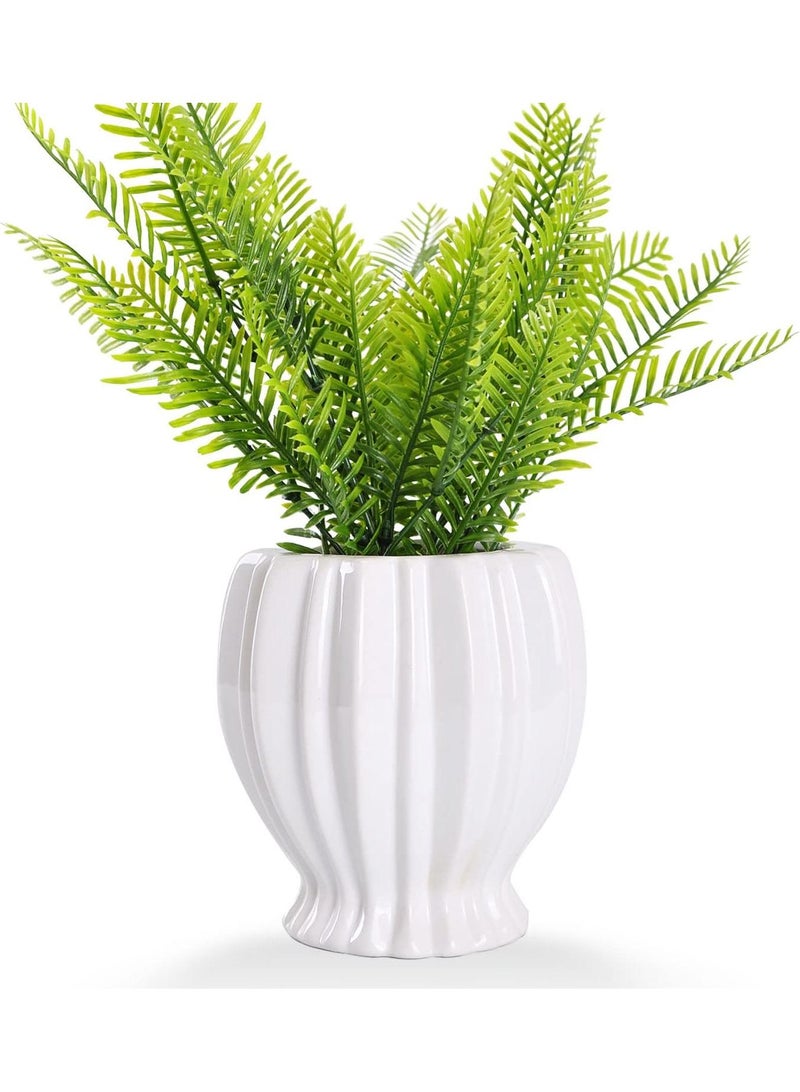 Modern Minimalist Living Room Creative Dining Table Coffee Table Home Decoration White Ceramic Vase