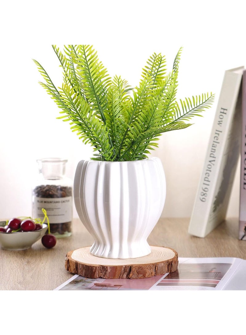 Modern Minimalist Living Room Creative Dining Table Coffee Table Home Decoration White Ceramic Vase