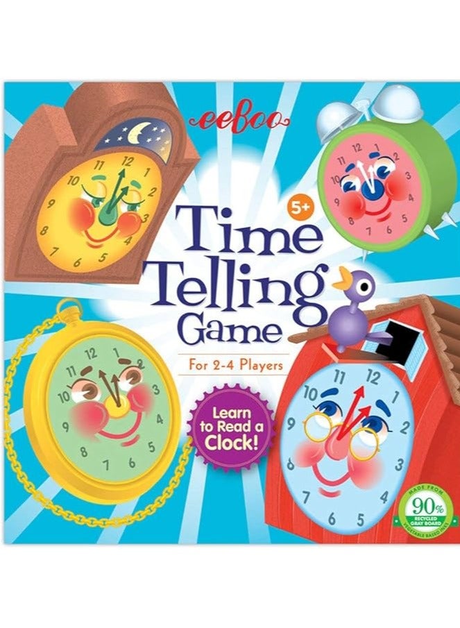 eeBoo Time Telling Game for Education and fun to play for kids.