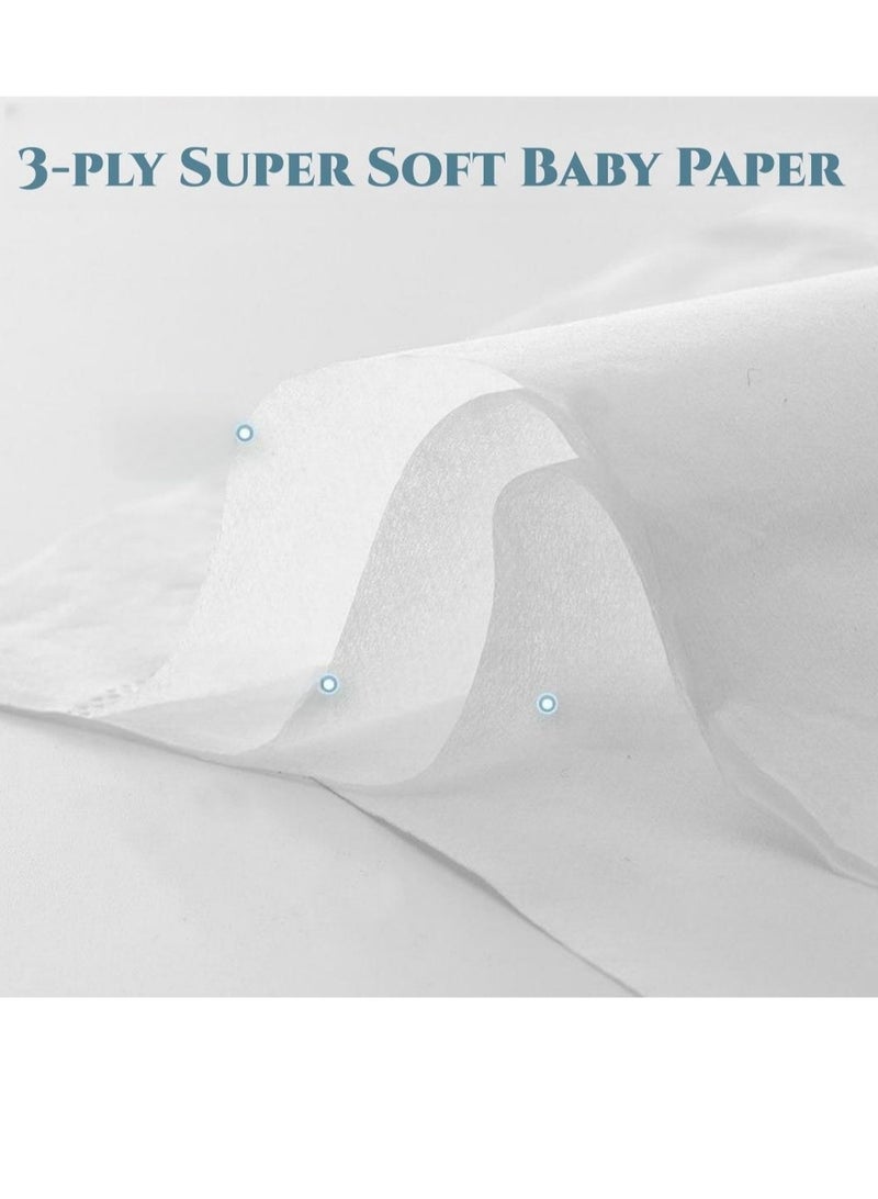 Super Soft Baby Cloud-like Soft Tissue 3-ply Baby Paper 100 Sheets/1Box