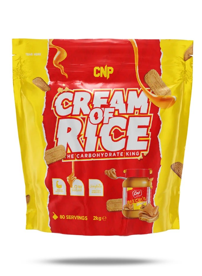 CNP Cream of Rice 2kg Biscuit Spread Flavor 80 Serving