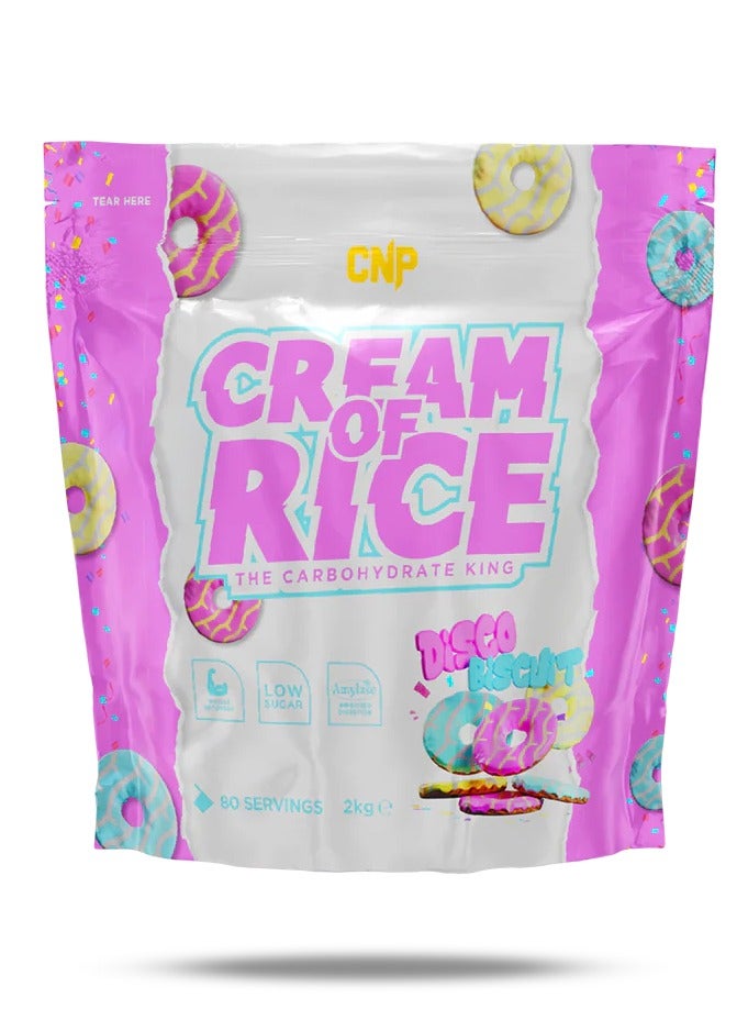 CNP Cream of Rice 2kg Disco Biscuit Flavor 80 Serving