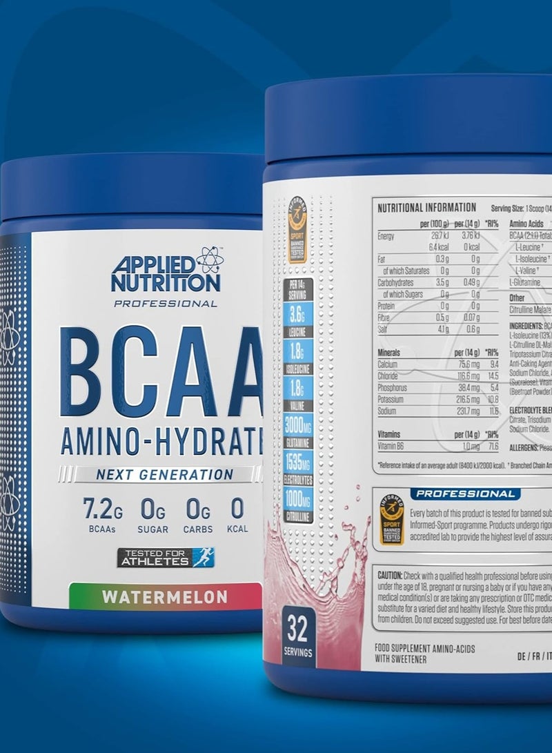 Bcaa Amino-Hydrate 450G Watermelon Flavor 32 Serving