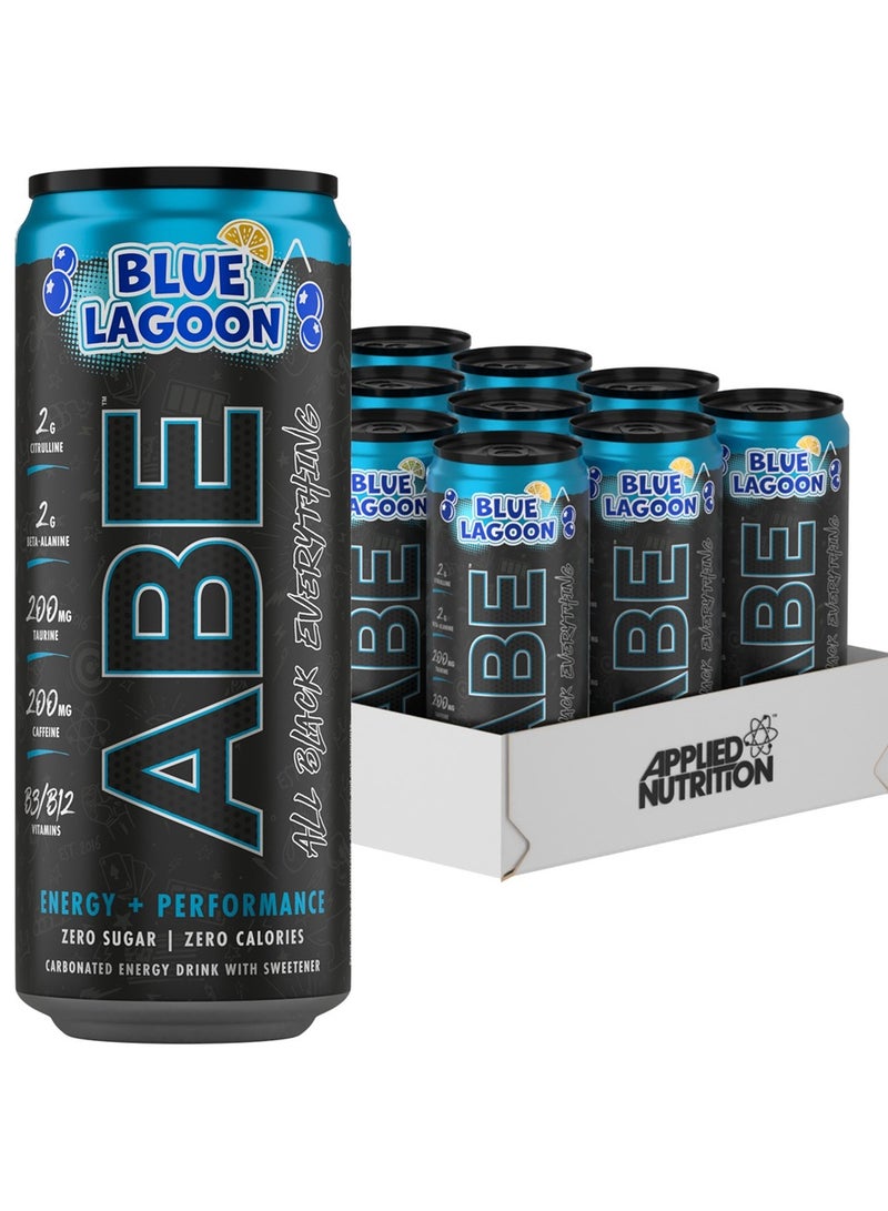 Abe Energy + Performance Blue Lagoon Flavor 330Ml Pack Of 12