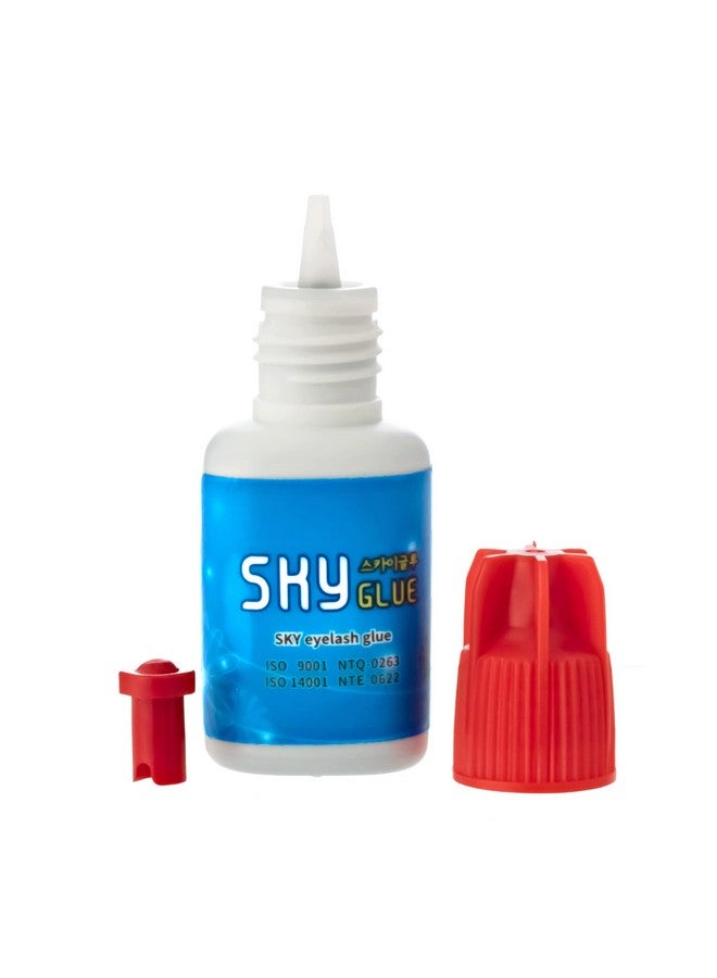 2 Pack Sky Glue S+ Eyelash Extension Glue Professional Use Onlyextra Strong Lash Extensions Adhesive 67 Weeks Retention And 12S Dry Long Lasting Semi Permanent Black Glue2 Bottles 5 Ml Ea