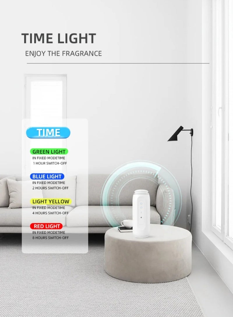 Room Fragrance Diffuser For Essential Oil Wall Plug Aroma Diffuser 300m³ Electric Scent Machine Toilet Smell Distributor