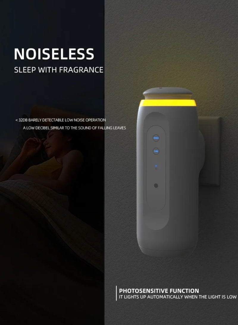 Room Fragrance Diffuser For Essential Oil Wall Plug Aroma Diffuser 300m³ Electric Scent Machine Toilet Smell Distributor