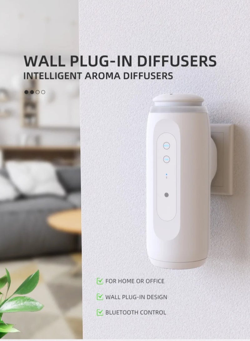 Room Fragrance Diffuser For Essential Oil Wall Plug Aroma Diffuser 300m³ Electric Scent Machine Toilet Smell Distributor