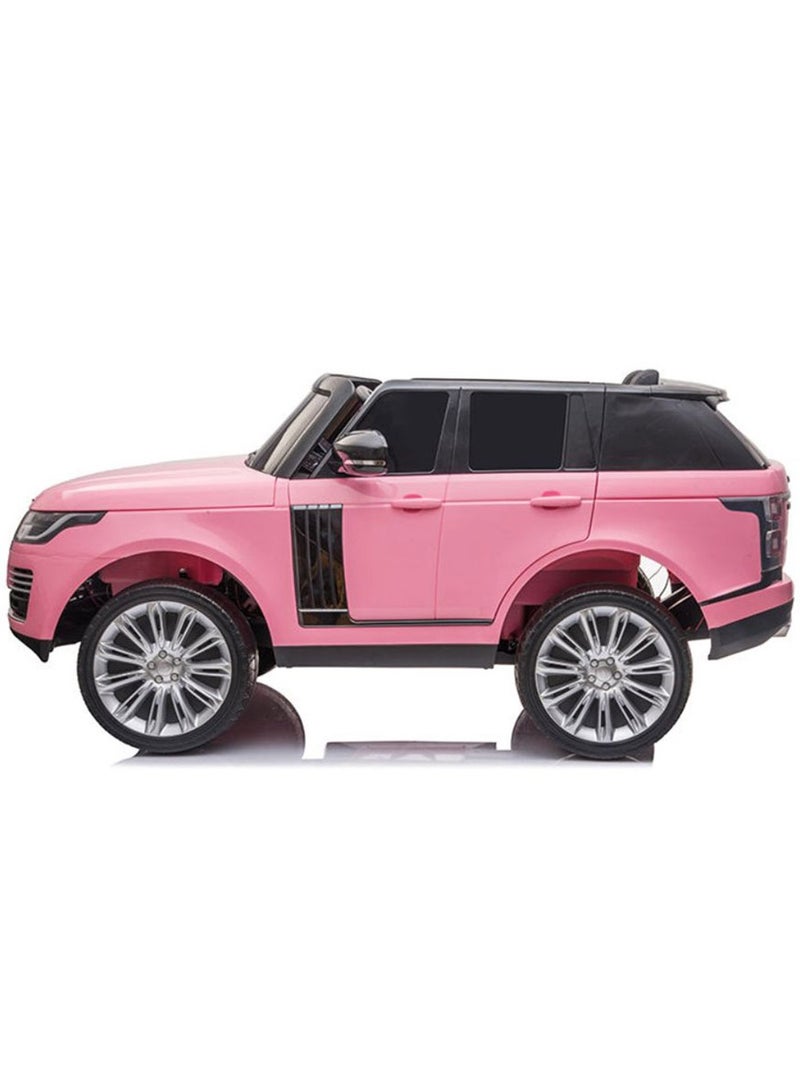 Range Rover SUV 2 Seater Licensed Electric Car 12V Ride On Car With Remote Control For Kids-Pink