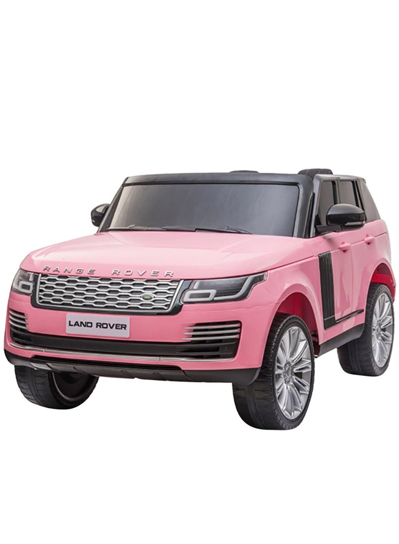 Range Rover SUV 2 Seater Licensed Electric Car 12V Ride On Car With Remote Control For Kids-Pink