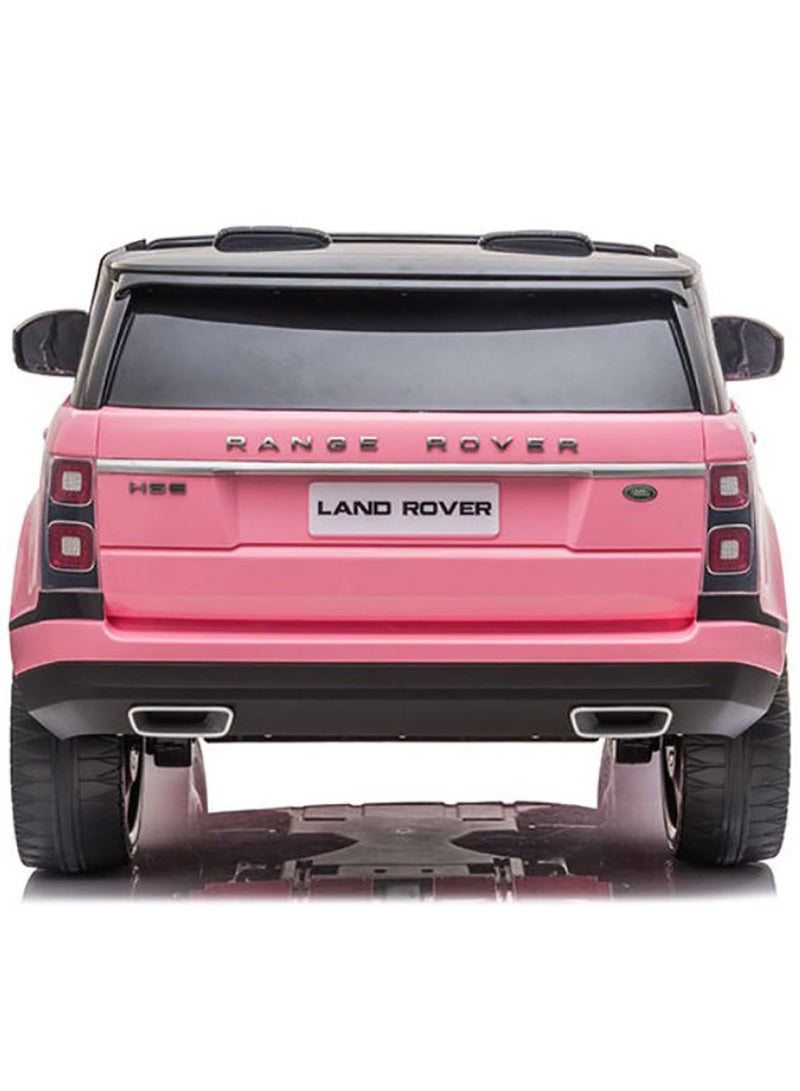 Range Rover SUV 2 Seater Licensed Electric Car 12V Ride On Car With Remote Control For Kids-Pink