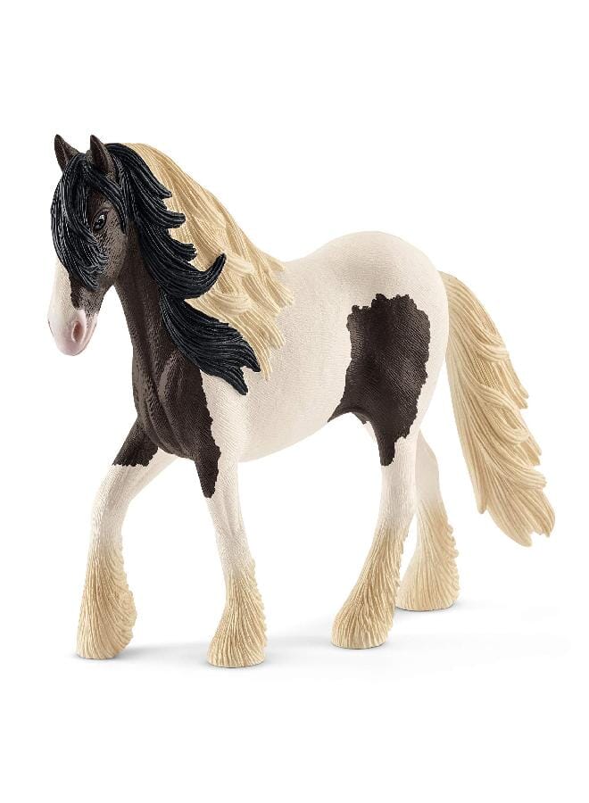 Schleich Farm World Tinker Stallion Horse Figurine - Realistic and Durable Farm Animal Toy Figure with Authentic Details, Fun and Imaginative Play for Boys and Girls, Gift for Kids Ages 3+