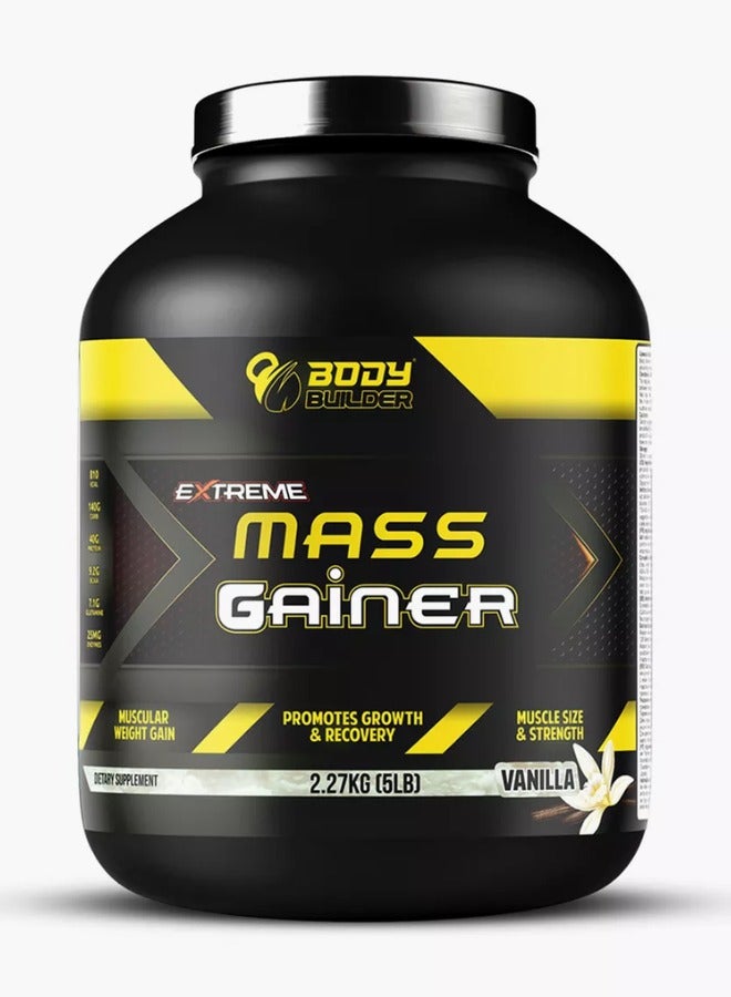 Body Builder,Extreme Mass Gainer,Vanilla,5lb