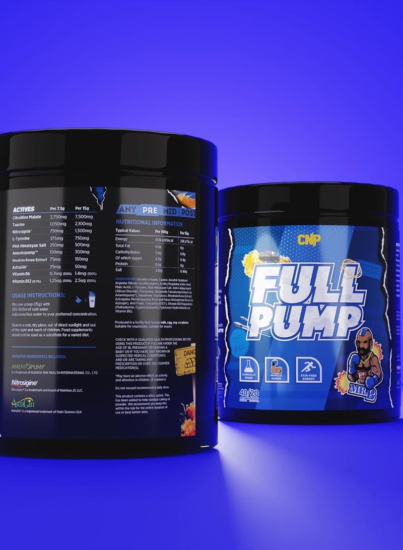 CNP Full Pump Pre-workout 300g MR.B Flavor