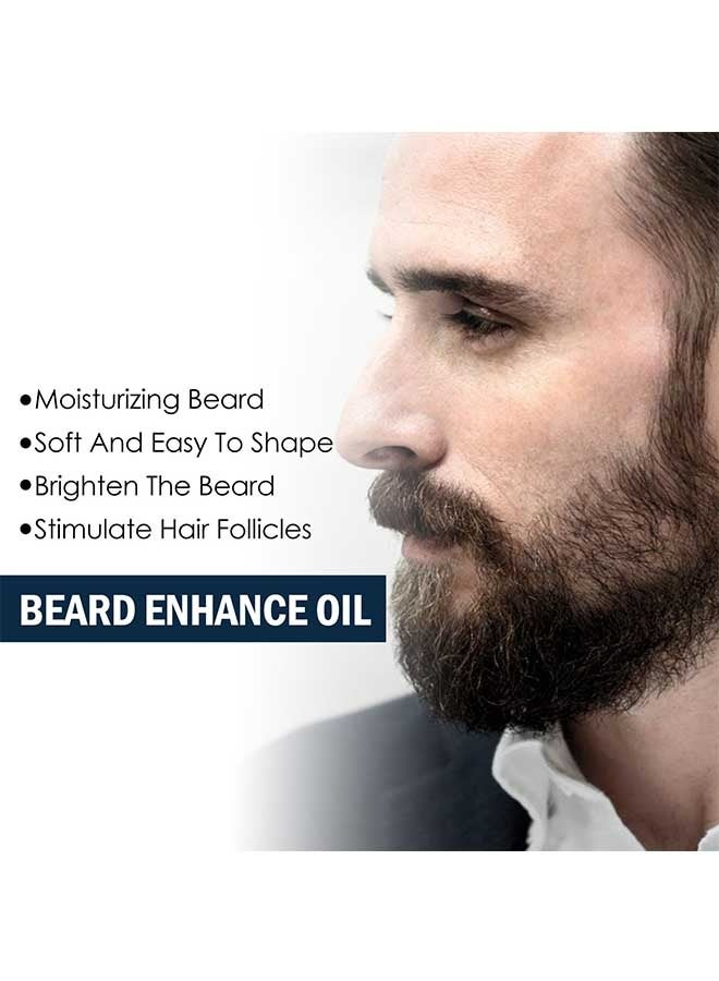 Beard Enhance Oil, for Beard More Full and Thick, Beard Growth Care Serum of Plant Extraction, Pure Natural Promote Beard and Hair Growth 30ml