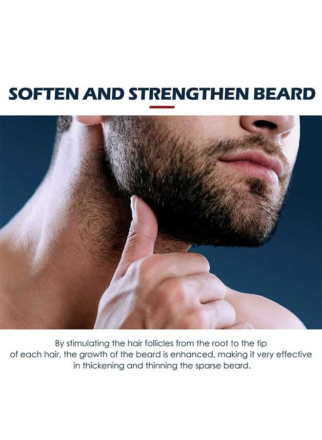 Beard Enhance Oil, for Beard More Full and Thick, Beard Growth Care Serum of Plant Extraction, Pure Natural Promote Beard and Hair Growth 30ml