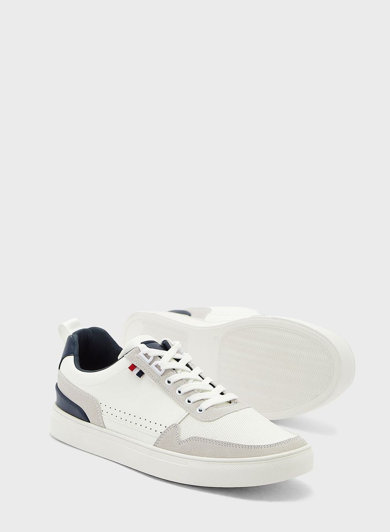 Webbing Detail Casual Sneakers
