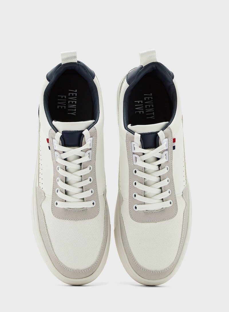 Webbing Detail Casual Sneakers