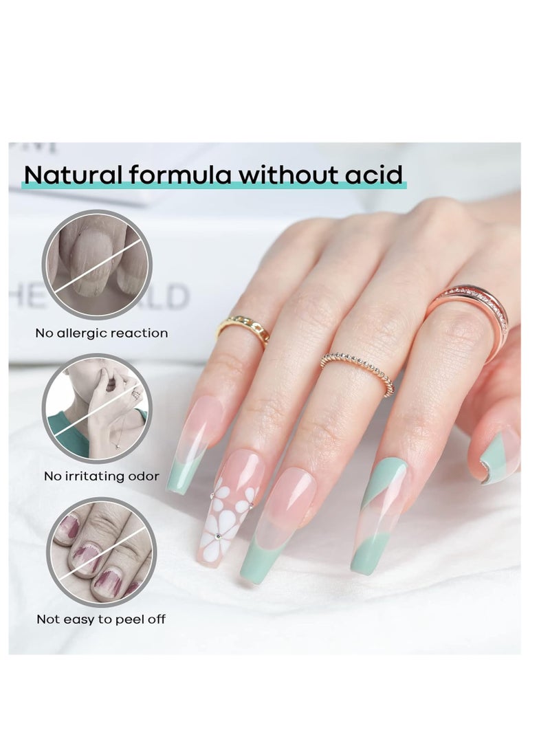 modelones 15 ml Nail Prep Dehydrator and Primer, Nail Prep Dehydrator & Nail Primer Kit, Acrylic Nail Supplies Primer