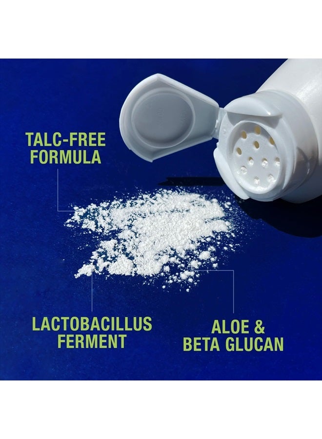 Super Absorbent Athlete's Foot Antifungal Treatment Powder, Dermatologist Recommended, Patented Odor Control Technology, with 2% Miconazole Nitrate and Soothing Aloe, Talc-Free, 2.5 oz Bottle