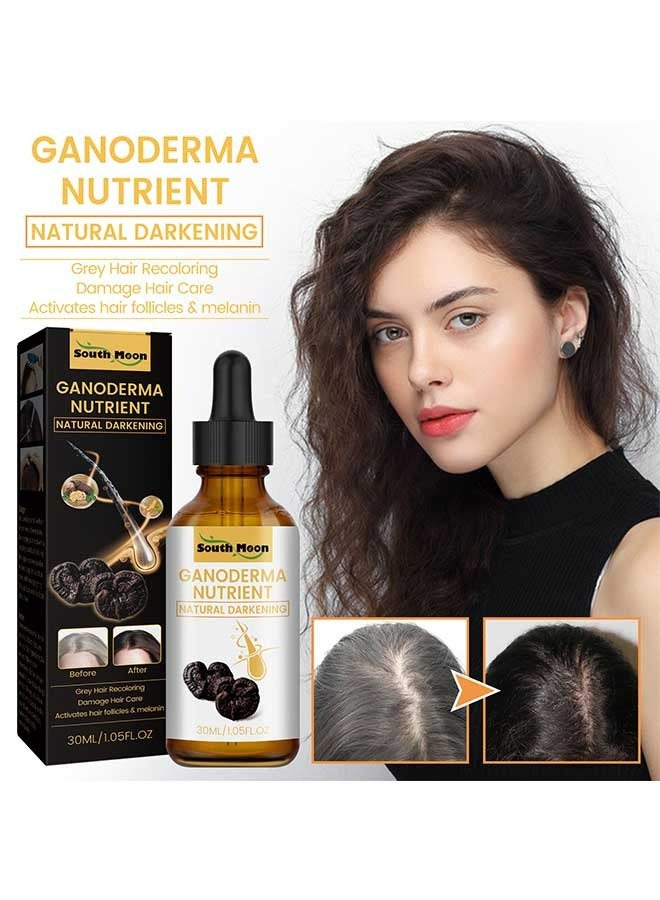 Ganoderma Nutrient Essence 30ml,Has The Effect Of Supplementing Hair Follicles, Repairing Hair Damage, Activating Hair Follicles And Melanin, And Obtaining Shiny Black Hair