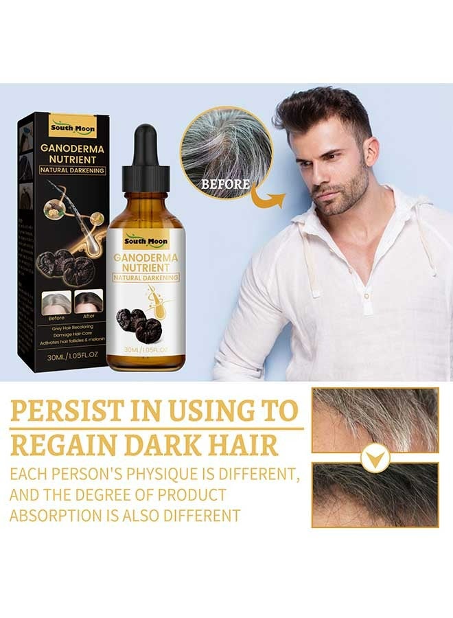 Ganoderma Nutrient Essence 30ml,Has The Effect Of Supplementing Hair Follicles, Repairing Hair Damage, Activating Hair Follicles And Melanin, And Obtaining Shiny Black Hair
