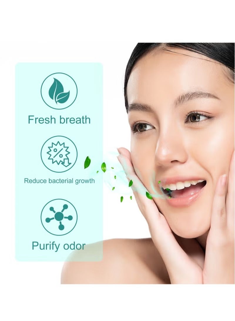 Fresh Breath Oral Care Essence, Bad Breath Treatment for Adults, Dry and Bad Mouth Smell Removing Drops, Eliminates Mouth Odor Essence, Easy to Carry and Handy Fresh Breath Oil-Serum, 30ml