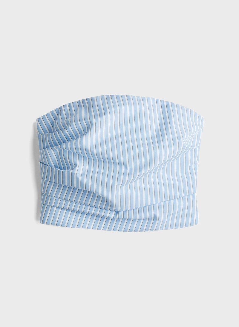 Pleated Bandeau Top