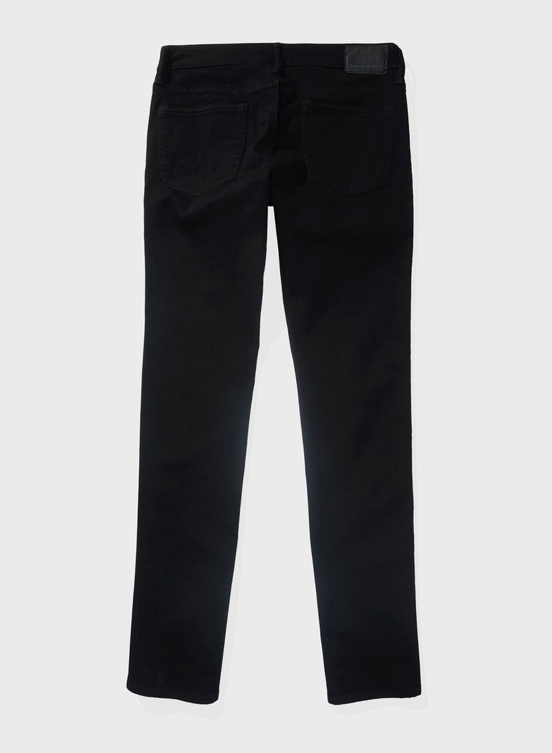 Slim Fit Rinse Wash Jeans