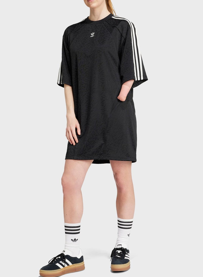 Oversized Tricot Dress