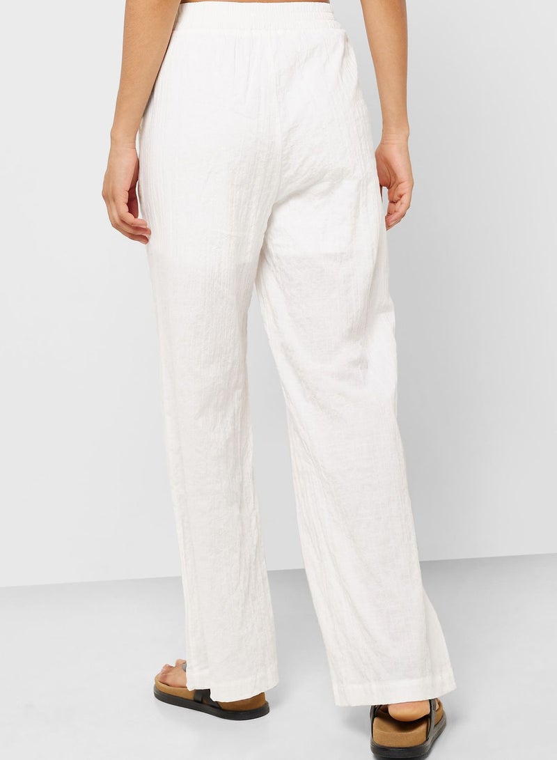 High Waist Wide Leg Pants