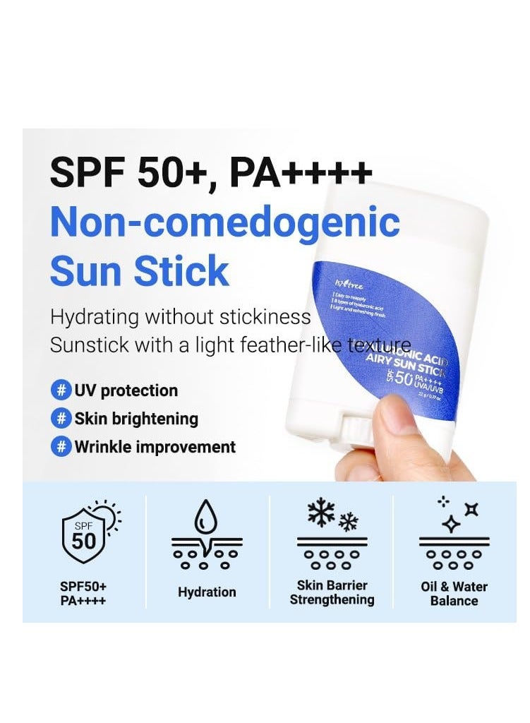 Hyaluronic Acid Airy Sun Stick SPF 50+ PA++++, 22 g