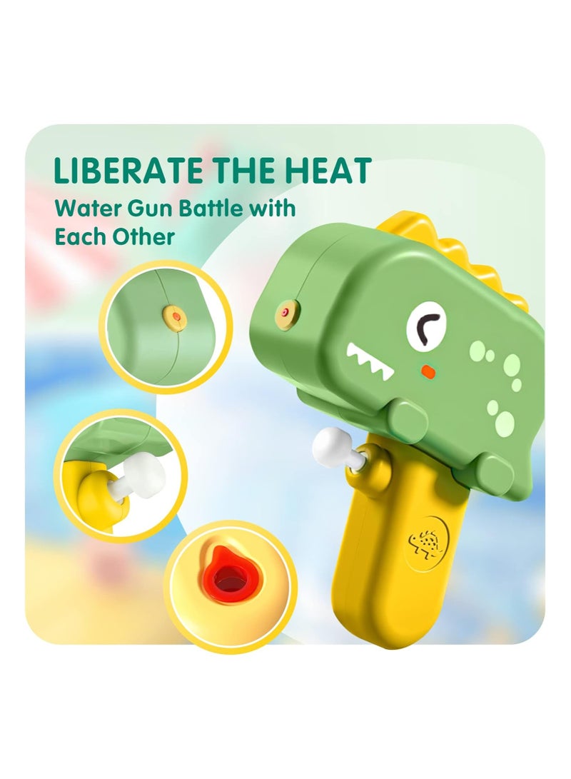 4 Pack Geometric Water Guns with Large Capacity for Kids