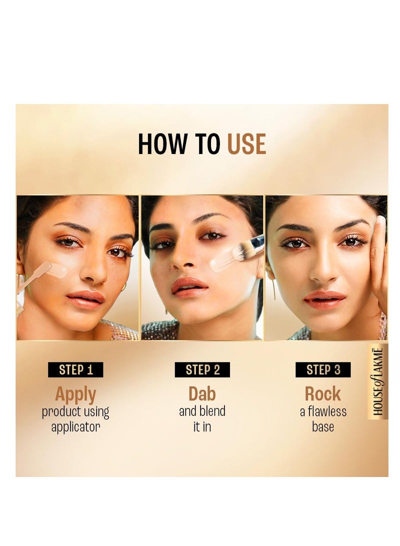 Lakmé 9To5 Primer Matte Perfect Cover Foundation  W160 Warm Sand 25 ml