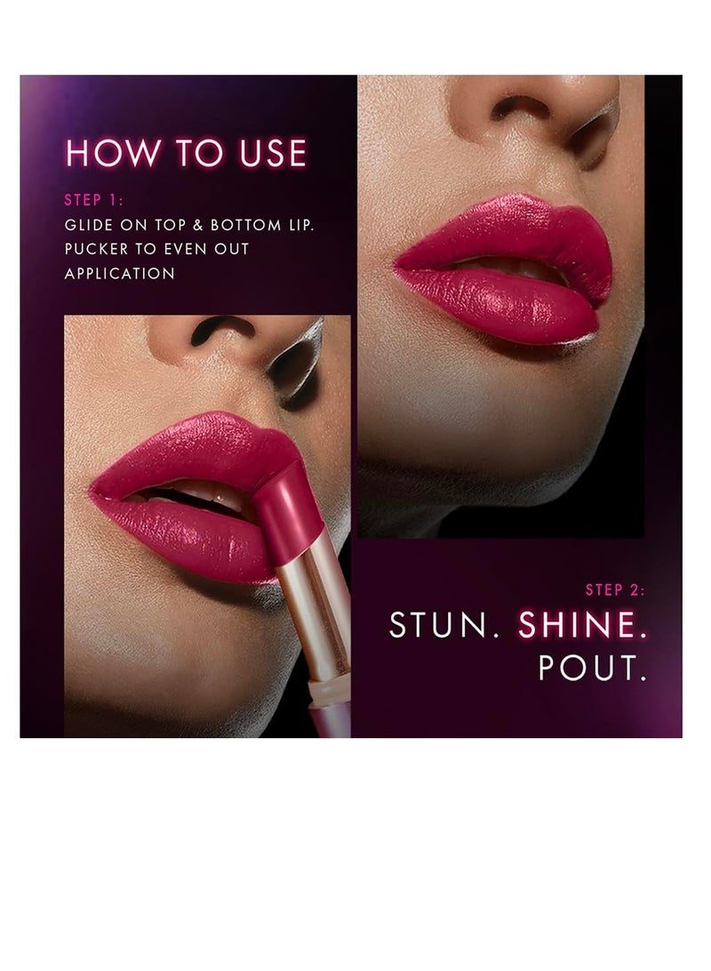 LAKMÉ Lipstick Wine  High Shine Finish