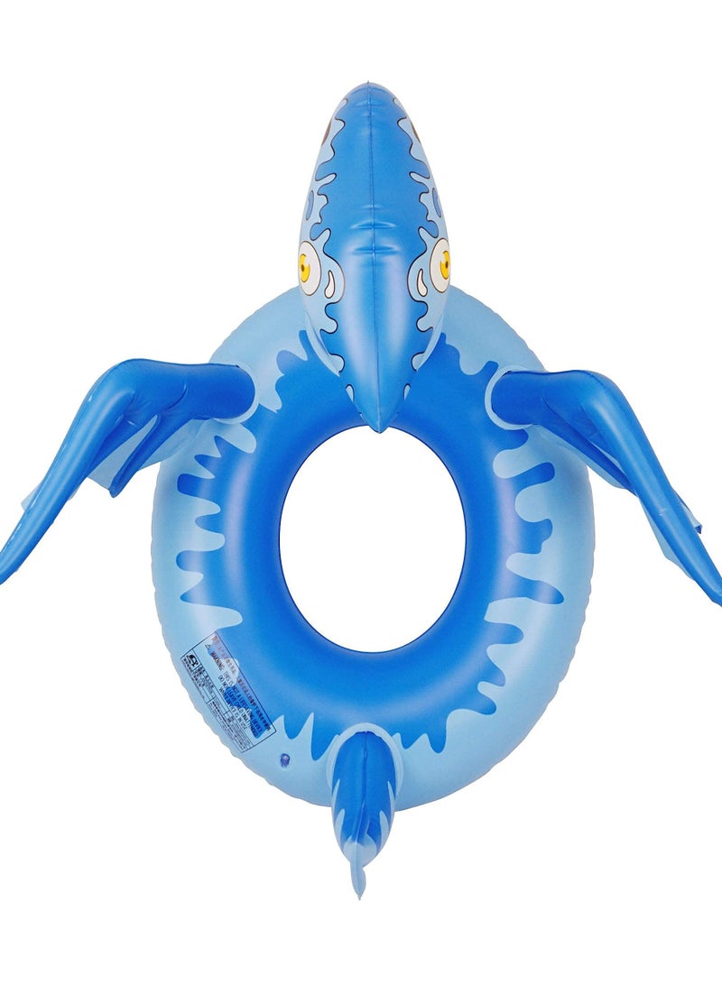 Swim Rings for Adults & Kids, Dinosaur Swimming Pool Rings for Kids, Floaties Inflatable Toy Fun Party Swimming Pool Floats with a Zizi Sound Learn to Swim Water Pool Foats