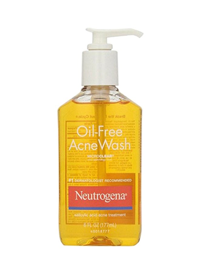 Oil Free Acne Fighting Facial Cleanser Yellow 177ml