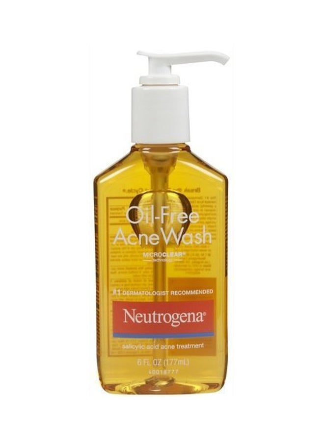 Oil Free Acne Fighting Facial Cleanser Yellow 177ml