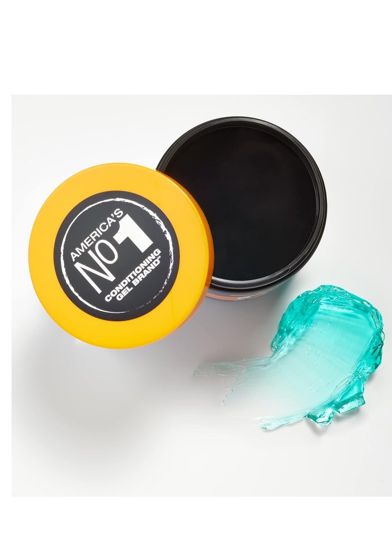 SoftSheen-Carson Let's Jam! Shining and Conditioning Hair Gel by Dark and Lovely, Extra Hold, All Hair Types, Styling Gel Great for Braiding, Twisting & Smooth Edges, Extra Hold, 14 oz