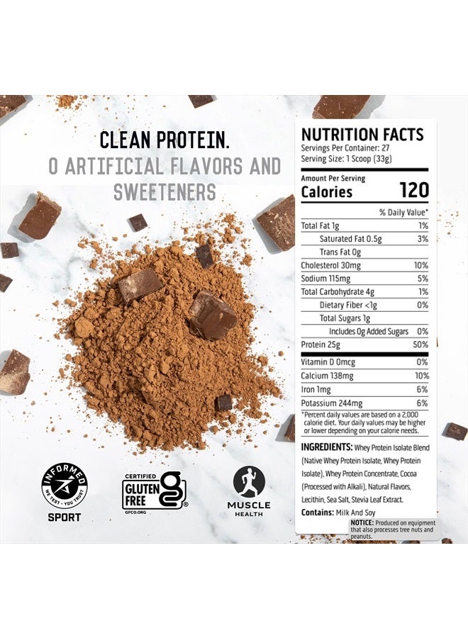 100% Whey Protein Powder Post Workout Whey Protein Isolate Zero Artificial Flavors And Sweeteners Gluten Free