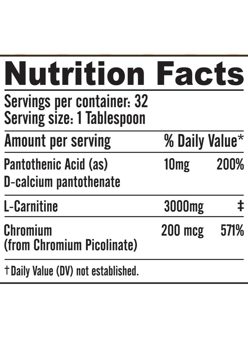 Dexter Jackson L-Carnitine 3200 Green Apple Flavor 473.28 ml 32 Serving