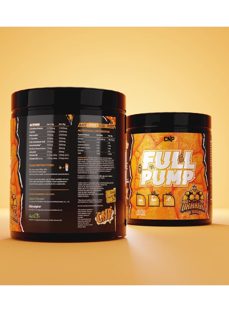 CNP Full Pump Pre-workout 300g Orange Thing Flavor