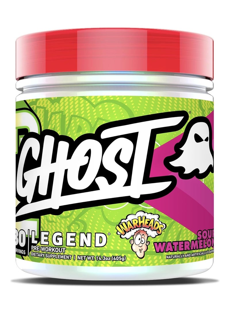 Ghost Legend Pre-workout Sour Watermelon Flavor 405g 30 Serving