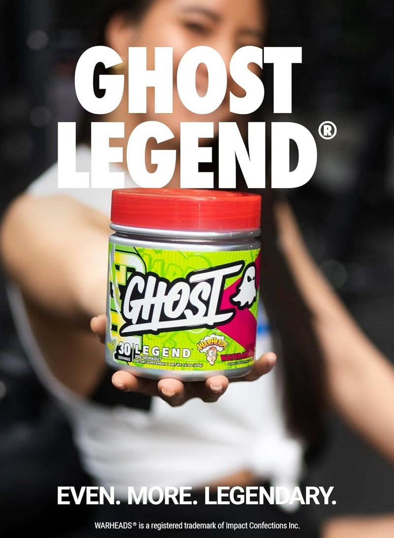 Ghost Legend Pre-workout Sour Watermelon Flavor 405g 30 Serving