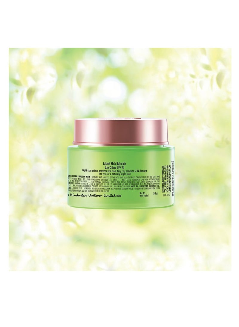 Lakme 9 to 5 Naturale Day Crème  SPF 20 PA With Aloe Vera For Hydrated Skin  50 g