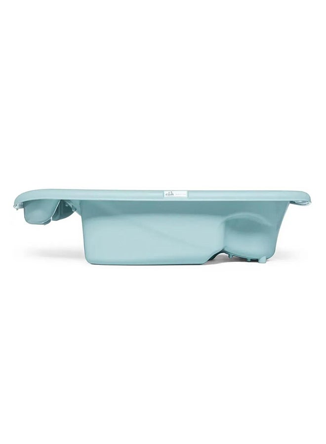 Baby Bagno Bath Tub - Blue , Bathtime For Baby, Soap And Sponge Trays, Shower Accessory, Support Feet, Plug To Drain The Water, From 0 To 12 Months, Made In Italy