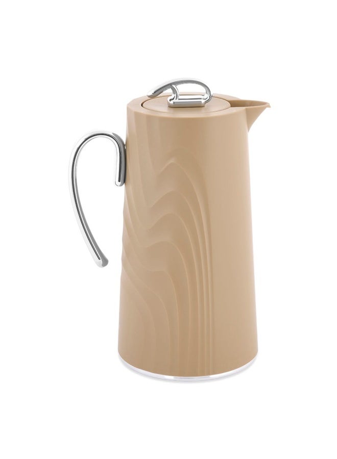 Vacuum Flask, Silver & Copper - 1L