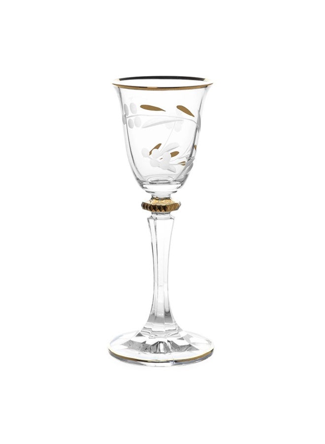 Mimosa Glassware, Clear & Gold - Set Of 6