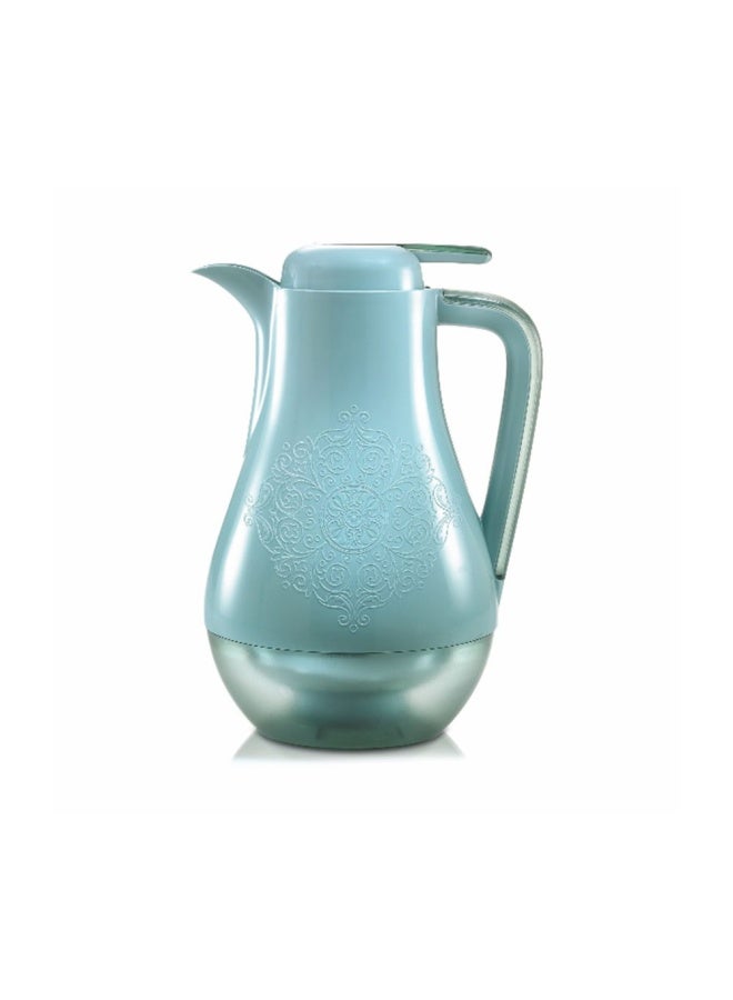 Arabesque Vacuum 1L Jug, Pale Blue